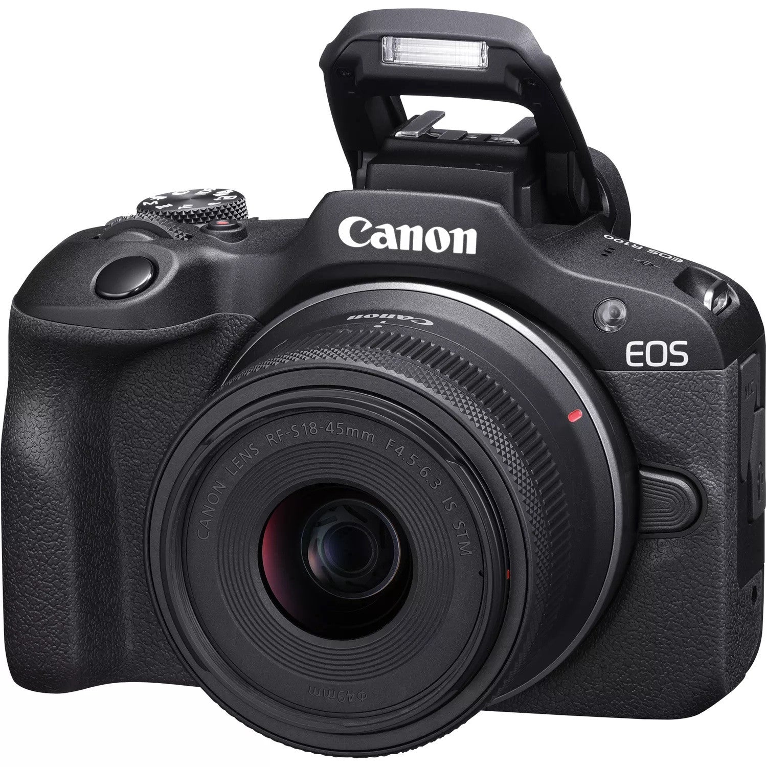 Canon EOS R100 RF-S 18-45mm Fotocamera Macchina Fotografica F4.5-6.3 IS STM Kit MILC 24,1 MP CMOS 6000 x 4000 Pixel Nero