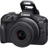Canon EOS R100 RF-S 18-45mm Fotocamera Macchina Fotografica F4.5-6.3 IS STM Kit MILC 24,1 MP CMOS 6000 x 4000 Pixel Nero