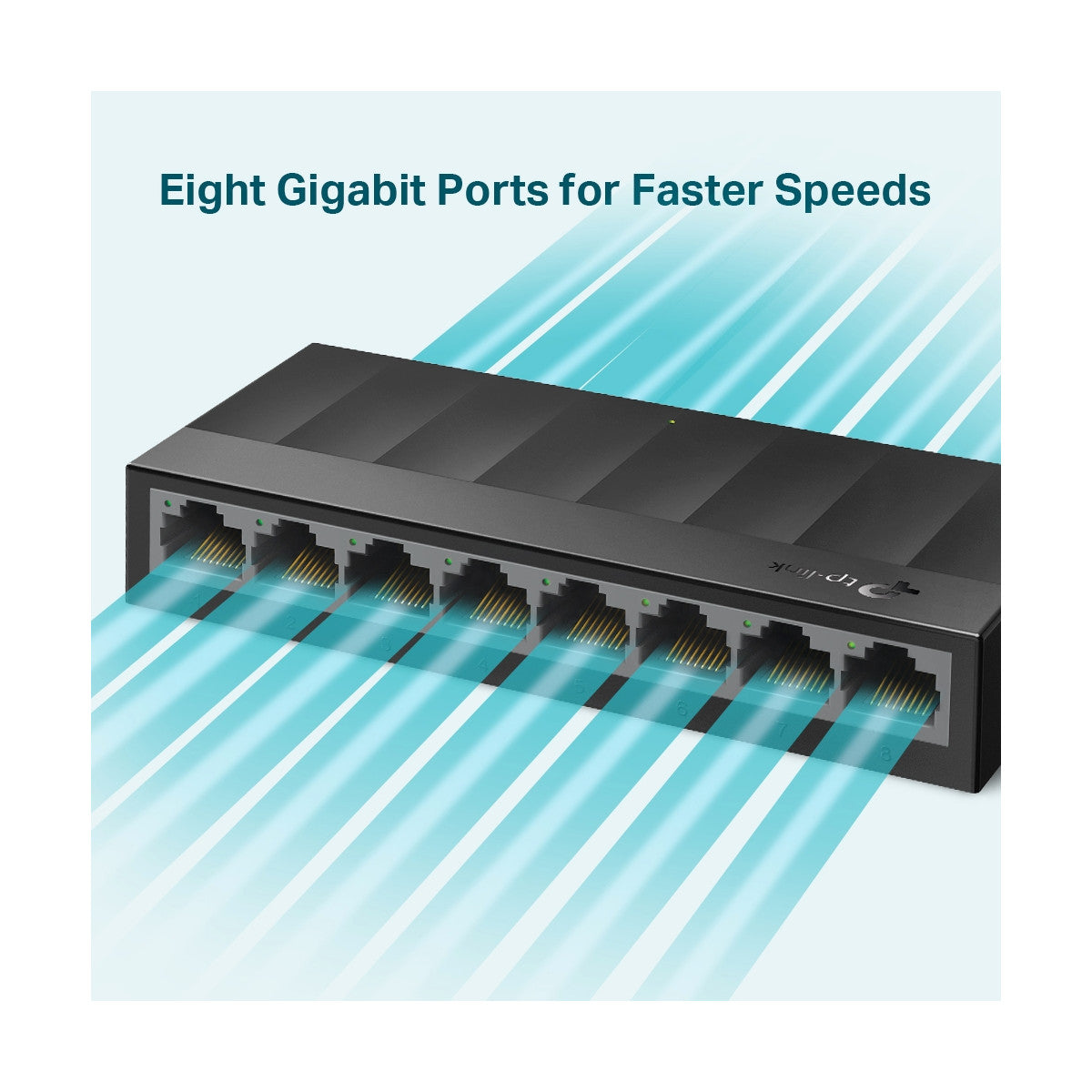 TP-Link LS1008G switch di rete Non gestito Gigabit Ethernet (10/100/1000) Nero