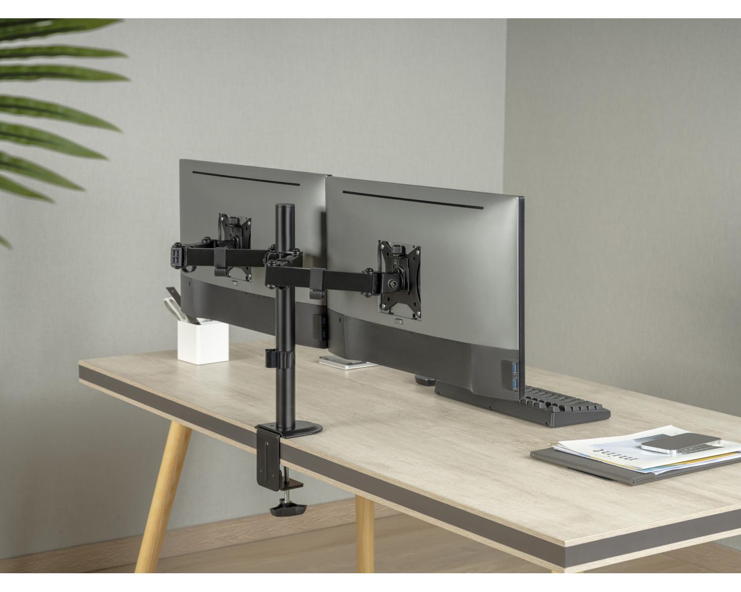 Equip 650157 supporto da tavolo per Tv a schermo piatto 81,3 cm (32") Nero Scrivania
