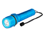 Poly Pool PP3150 Mini Torcia LED Portatile Tascabile Luminosità 18 Lumen IP44 Con Pratica Impugnatura Antiscivolo e Laccetto da Polso Blu