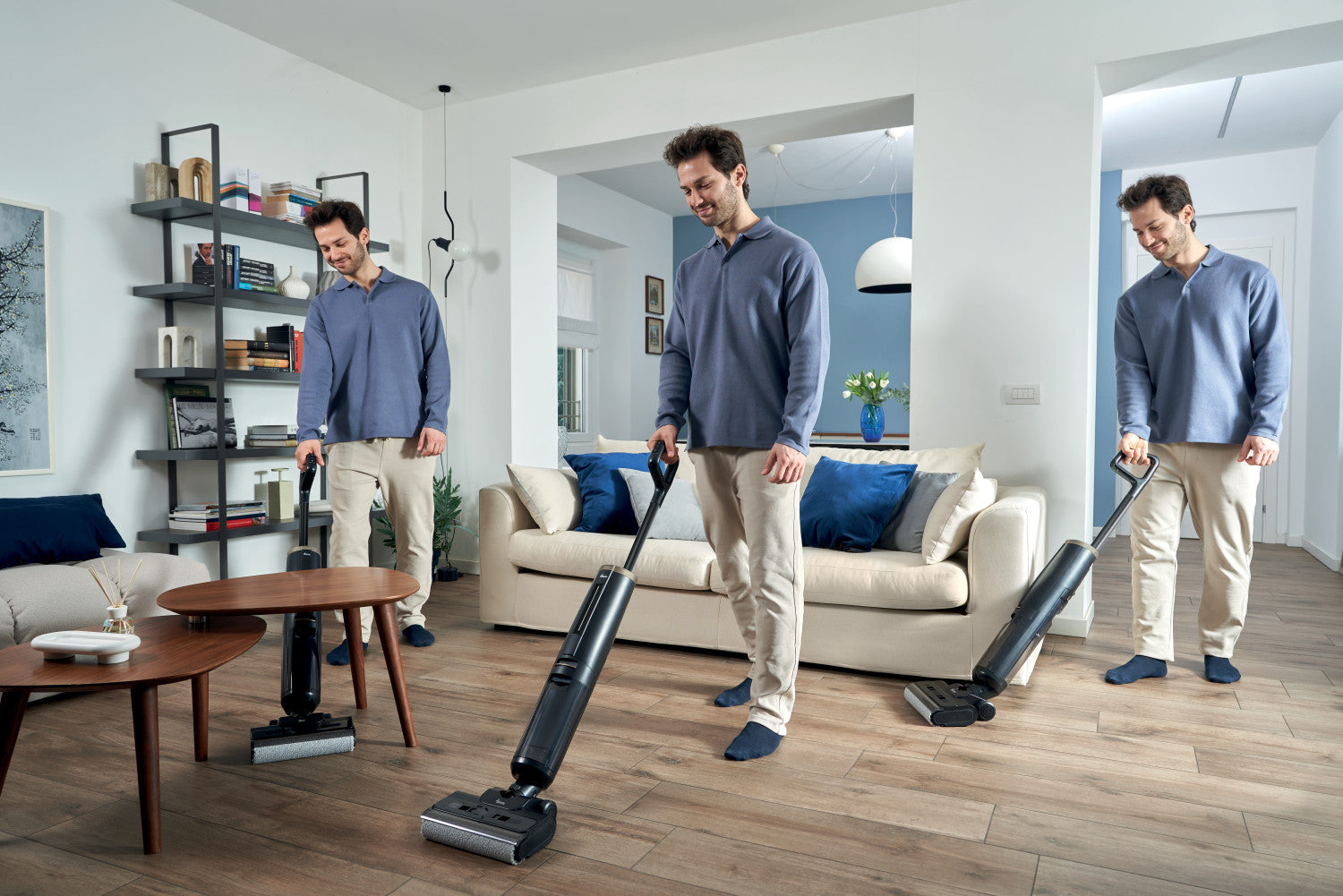 Hoover HW3P10 011 aspirapolvere senza filo Nero Senza sacchetto
