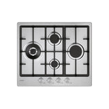 Candy Moderna CHG6D4WTX piano cottura Acciaio inox Da incasso 59.5 cm Gas 4 Fornelli