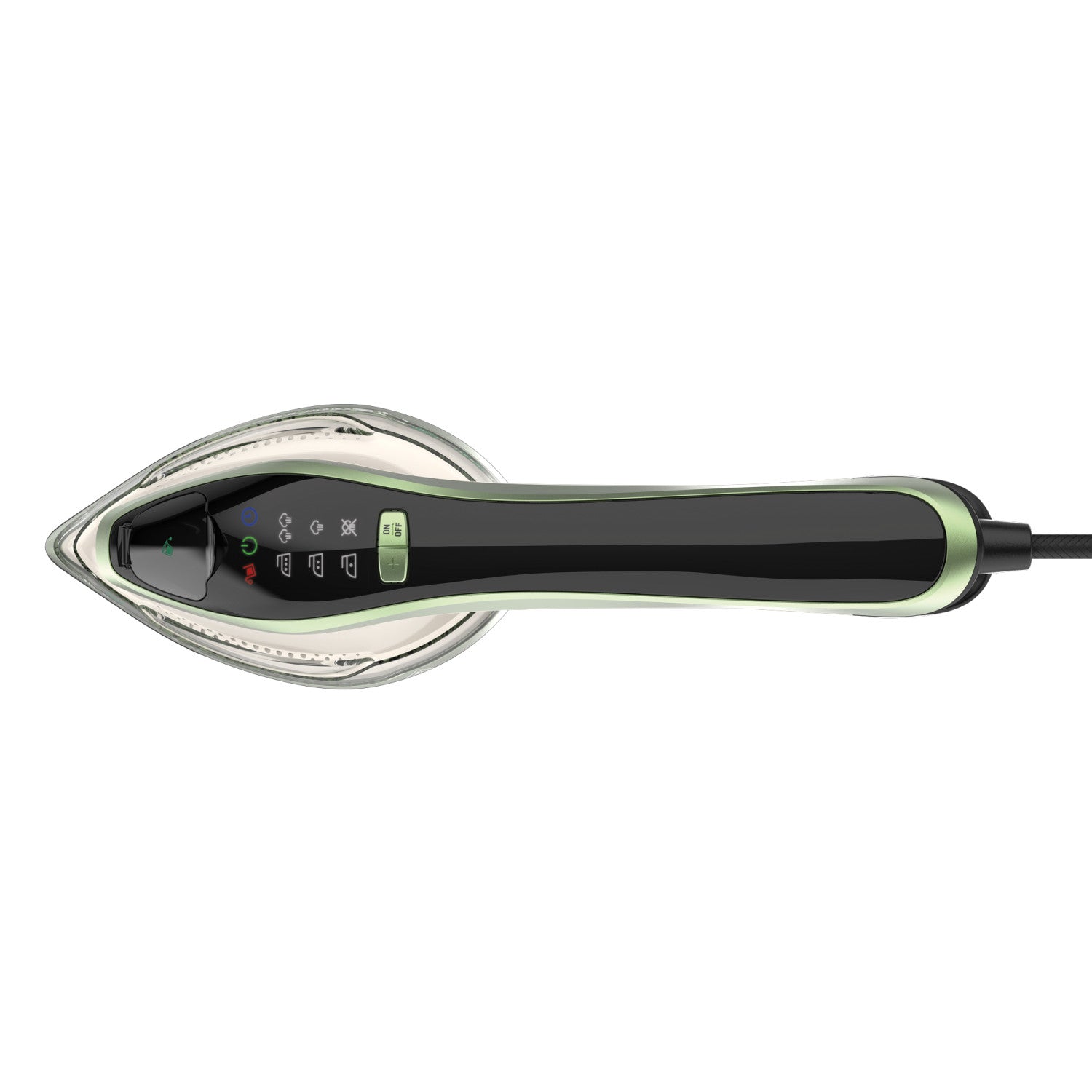 Imetec Steam Easy, ferro da stiro portatile verticale, stira in verticale e orizzontale, piastra ceramica, tripla regolazione di vapore e temperatura, display digitale, pronto in 30pollici, 1200 Watt