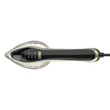 Imetec Steam Easy, ferro da stiro portatile verticale, stira in verticale e orizzontale, piastra ceramica, tripla regolazione di vapore e temperatura, display digitale, pronto in 30pollici, 1200 Watt