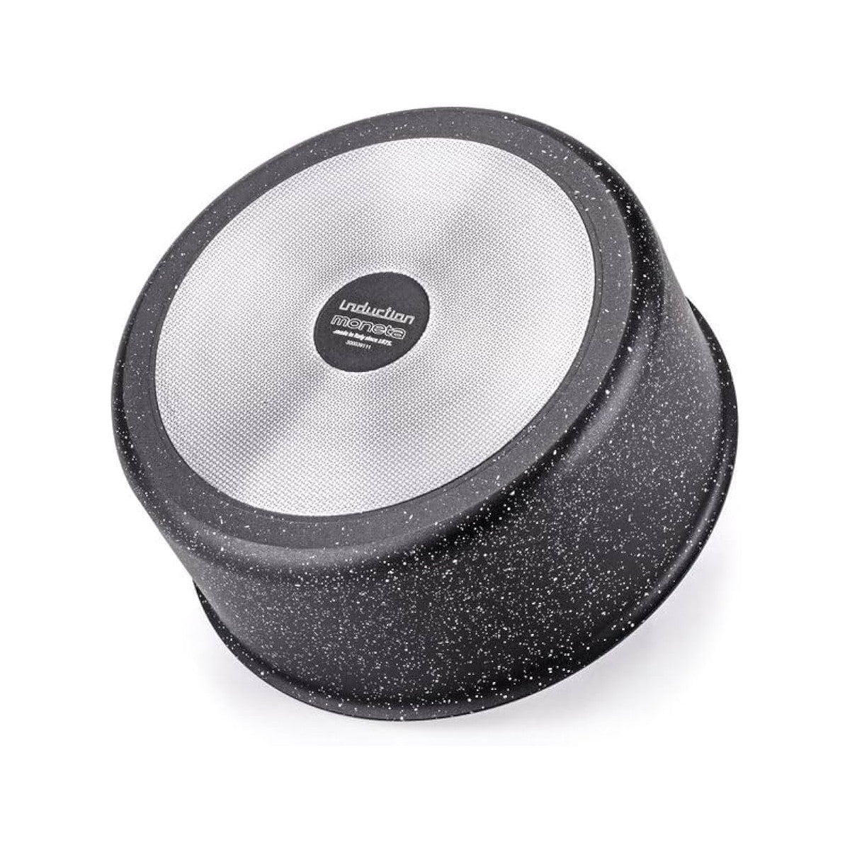 Moneta Batteria di Pentole 7 Pezzi Argento in Alluminio Etnea Evolution Minispace