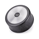 Moneta Batteria di Pentole 7 Pezzi Argento in Alluminio Etnea Evolution Minispace