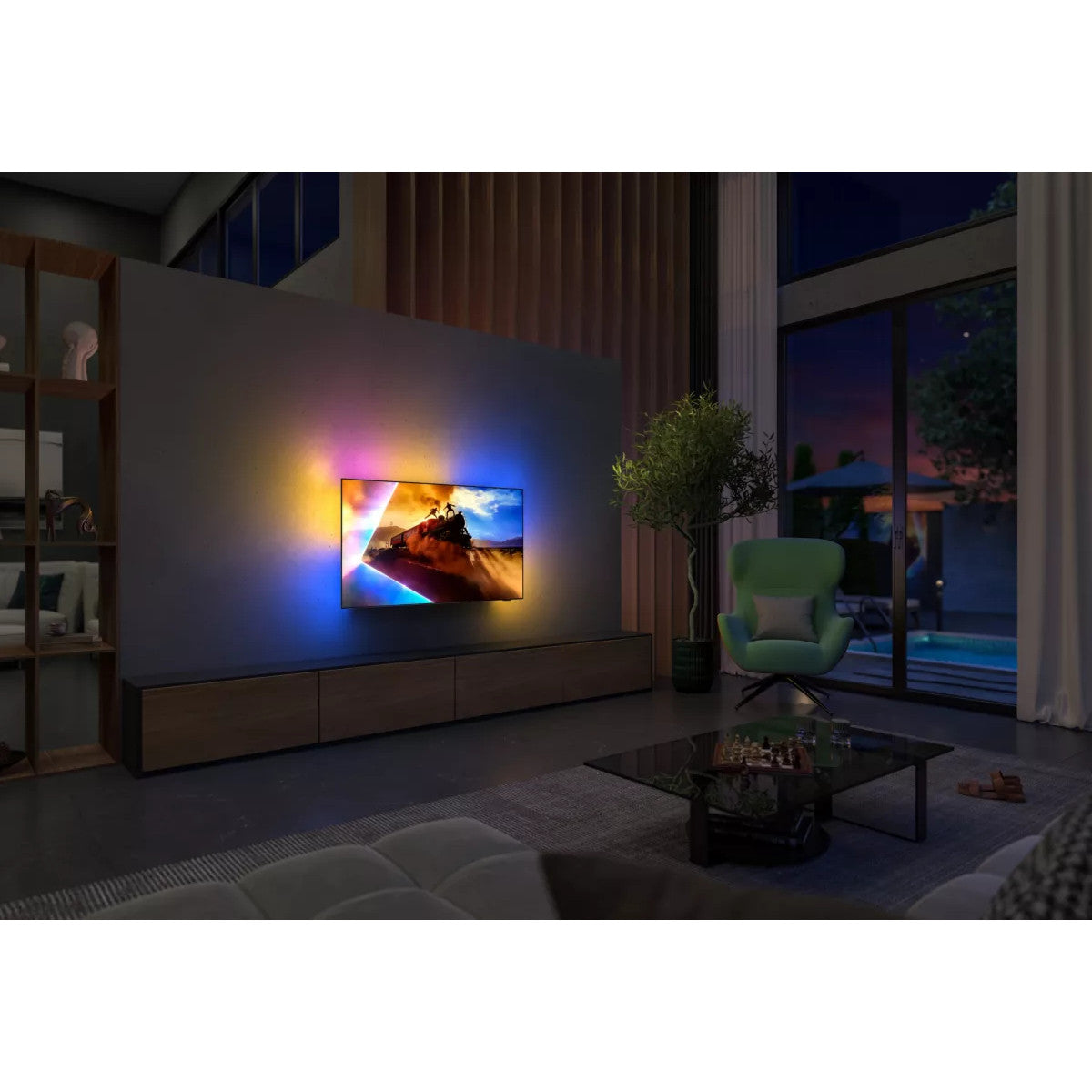 Philips Ambilight 55OLED801/12 TV 139,7 cm (55") 4K Ultra HD Smart TV Wi-Fi Nero