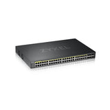 Zyxel GS2220-50HP-EU0101F switch di rete Gestito L2 Gigabit Ethernet (10/100/1000) Supporto Power over Ethernet (PoE) Nero