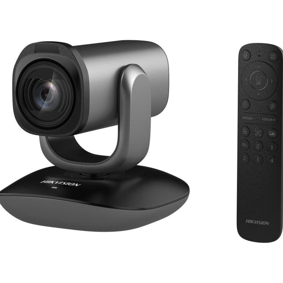 Hikvision Webcam PTZ DS-UVC-P28 4K 2MP Zoom Ottico 12x Microfono Integrato USB-C Telecomando Staffa Muro