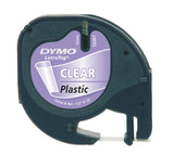 DYMO S0721530 nastro per etichettatrice Nero trasparente