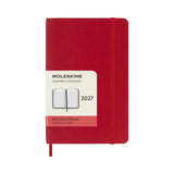Agenda Moleskine 2027 12 Mesi Giornaliera Pocket Rossa Morbida