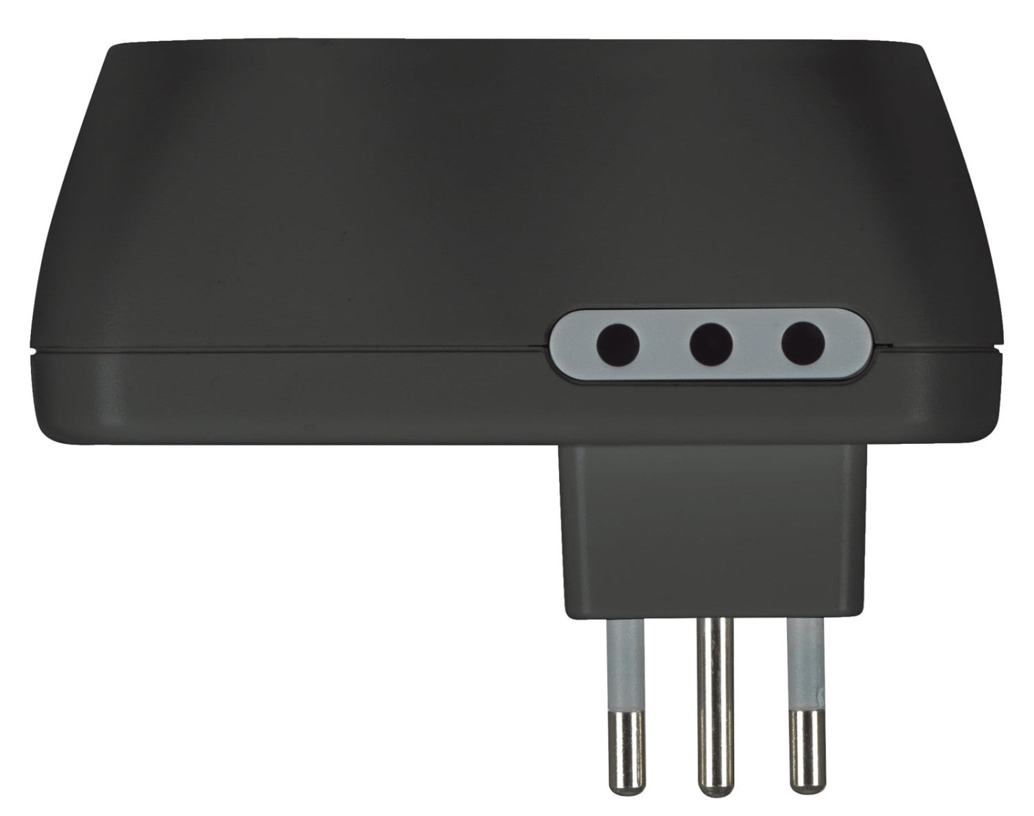 BTicino Adattatore Advance B3 S3613GAC con Presa Schuko, 2 Prese 10A, USB-A e USB-C, 1500W, Antracite