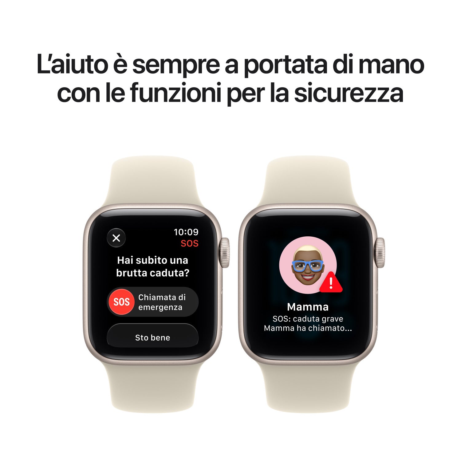 Apple Watch SE (3nd generation) SE 3 GPS, Cassa 40 mm in alluminio galassia con Cinturino Sport sabbia - M/L