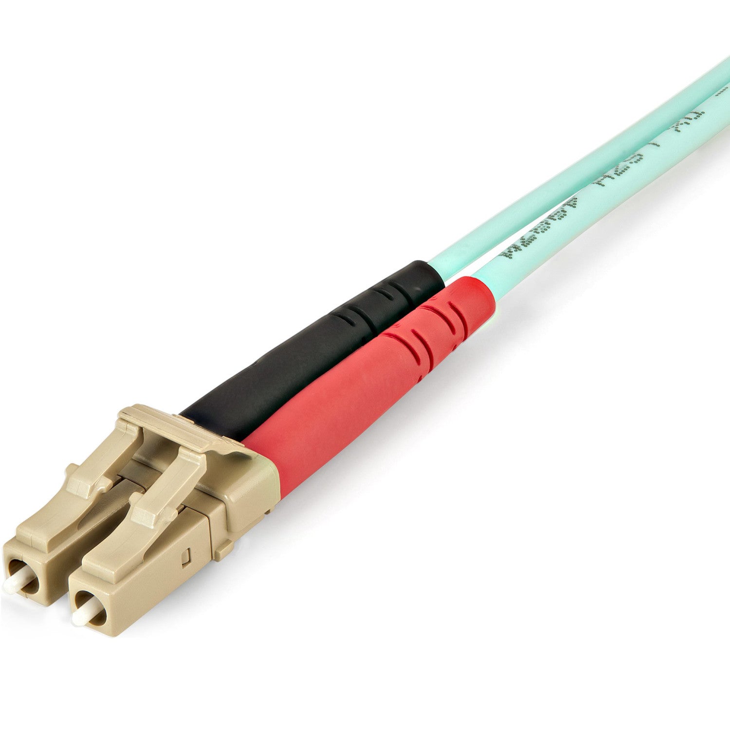 StarTech.com Cavo in fibra ottica multimodale da LC/UPC a LC/UPC OM4 da 5 m - Fibra LOMMF/VCSEL Zipcord da 50/125 µm, Reti 100G - Bassa perdita di inserzione - Cavo patch in fibra LSZH - Turchese