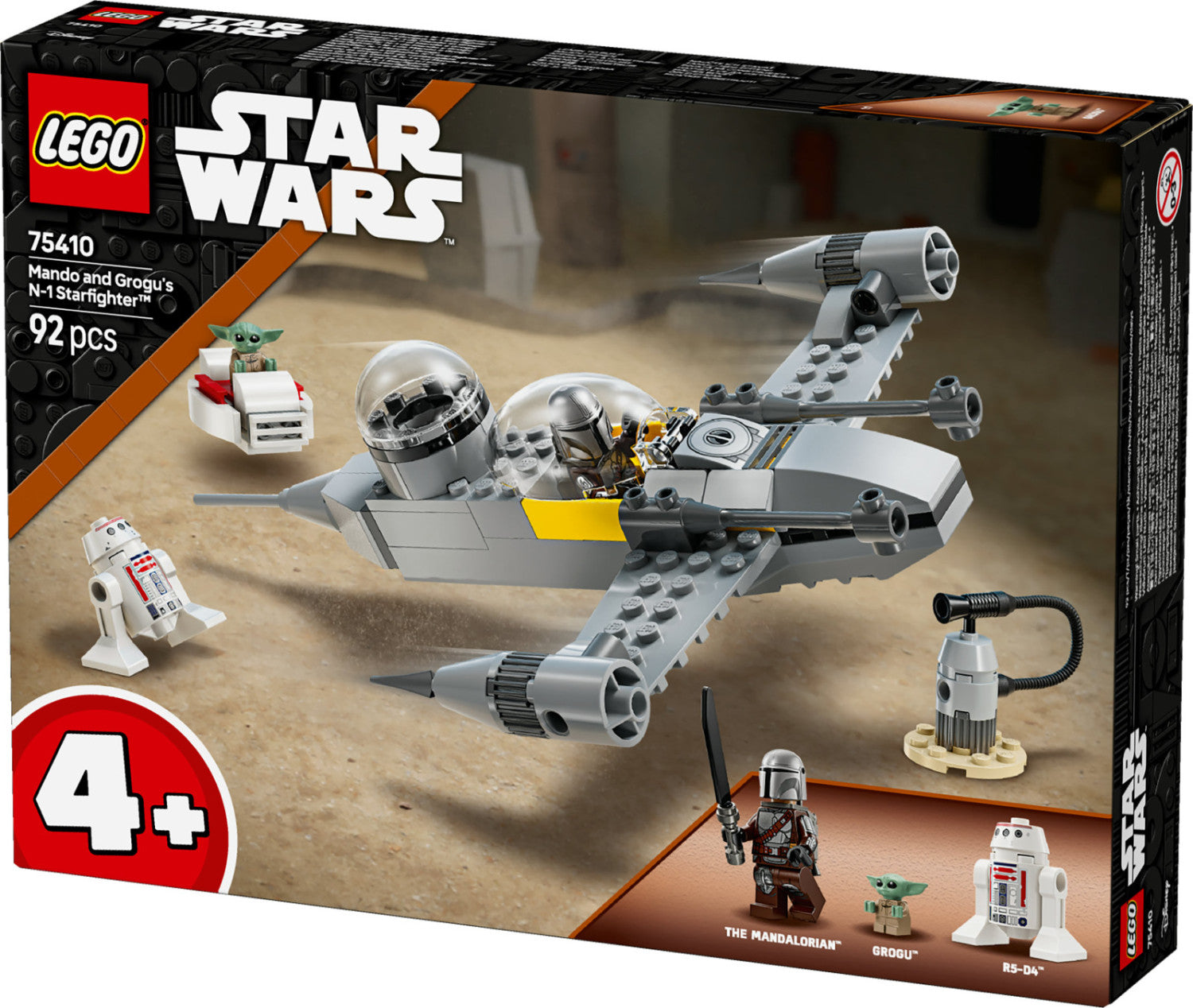 LEGO Star Wars N-1 Starfighter di Mando e Grogu 75410 Set 92 Pezzi 4 Anni