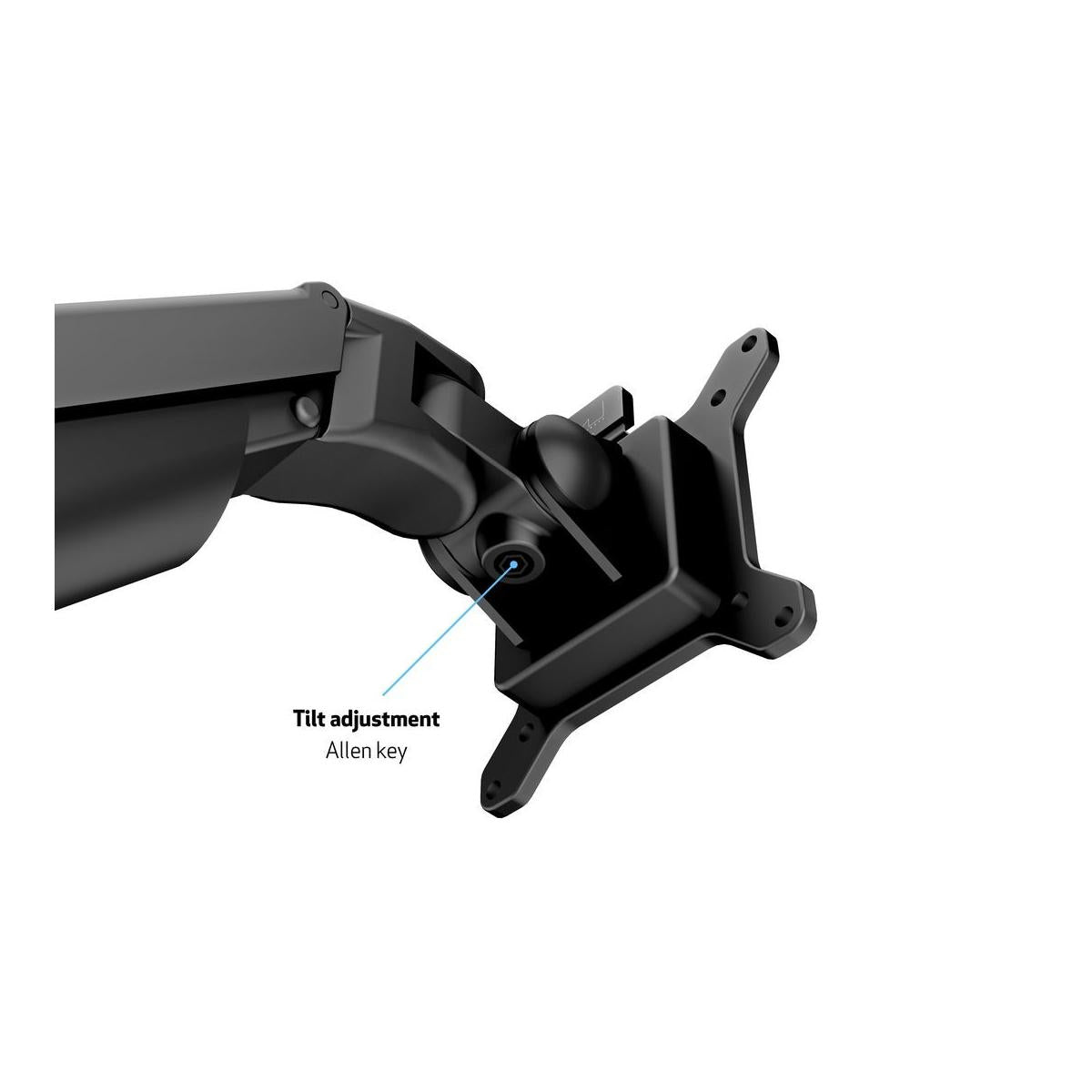 Multibrackets 7174 supporto da tavolo per Tv a schermo piatto 81,3 cm (32") Nero Scrivania
