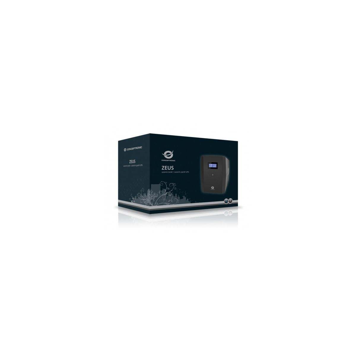 Conceptronic ZEUS03E gruppo di continuità (UPS) A linea interattiva 1,2 kVA 720 W 6 presa(e) AC