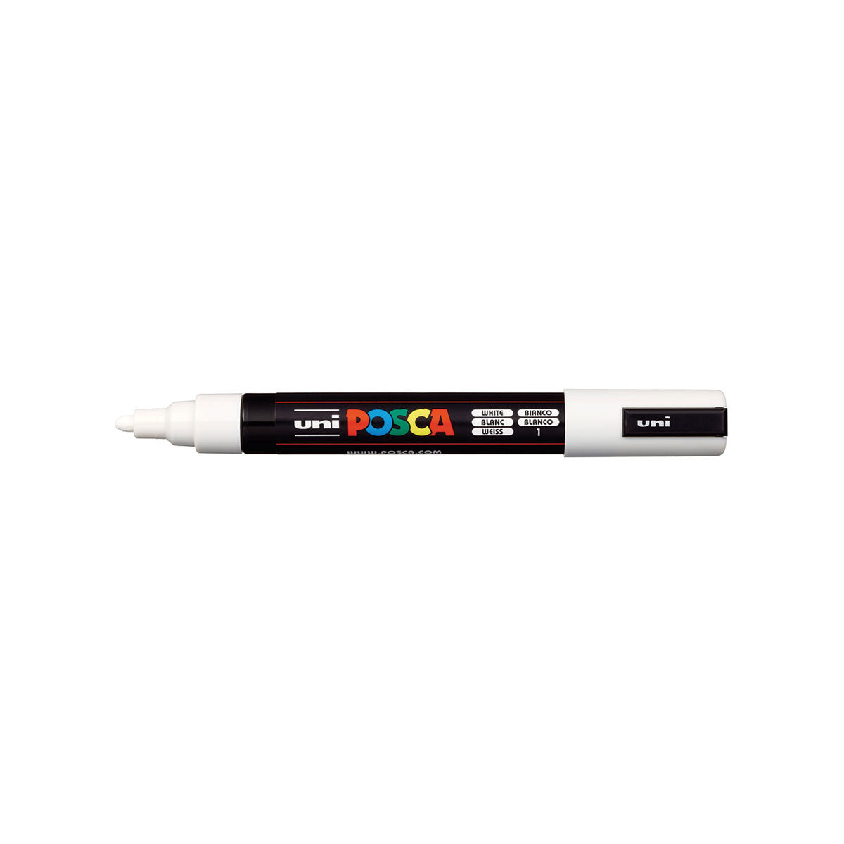 Uni-Ball PC-5M evidenziatore Tipo di punta Bianco