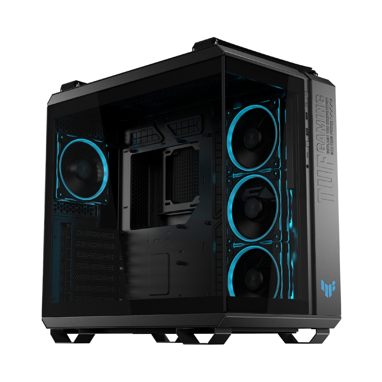 ASUS TUF GAMING GT502 Horizon TG ARGB Black Midi Tower Nero