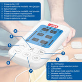 Gima Kura Tens Elettrostimolatore 2 Canali 6 Programmi