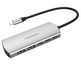 Mediacom MD-C324 hub di interfaccia USB 2.0 Type-C 5000 Mbit/s Alluminio