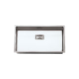 Rodi Cuba Box Lux 74 Acciaio Inox Spazzolato 740x400mm con Sifone e Valvola Inclusi