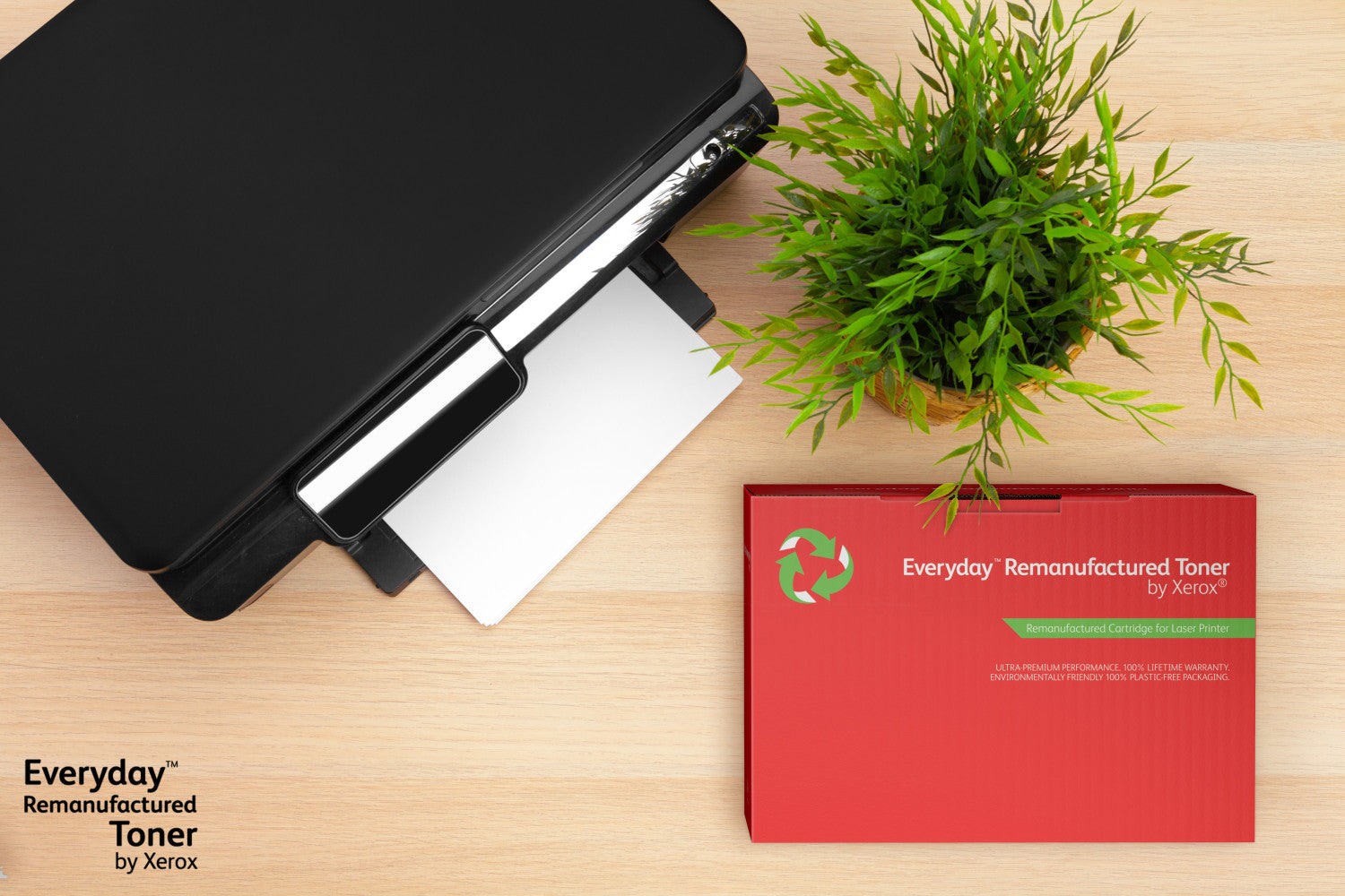 Toner rigenerato Everyday di Xerox Ciano compatibile con Canon C-EXV51 (0482C002), Capacità standard