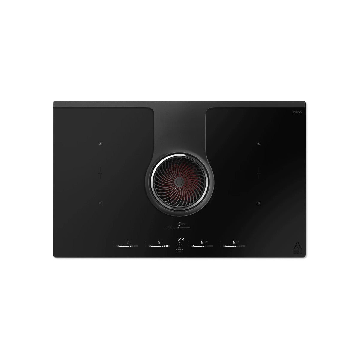 Elica NIKOLATESLA ONE HP RAW BR/A/83 Nero Da incasso 83 cm Piano cottura a induzione 4 Fornello(i) Cappa da incasso
