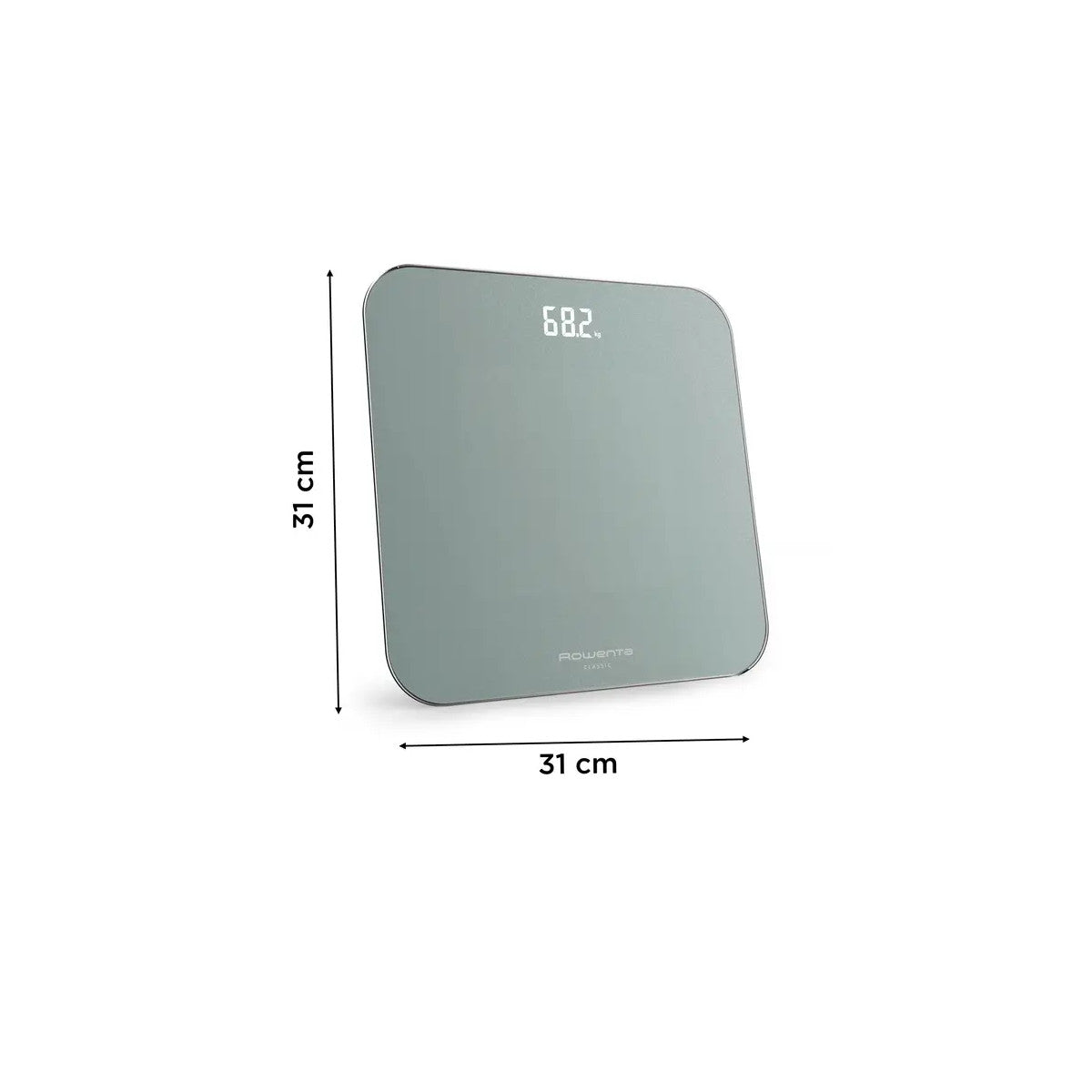 Rowenta Classic 2.0, Bilancia Da Bagno, Schermo Invisibile Facile da Leggere, Eucalipto, BS1903