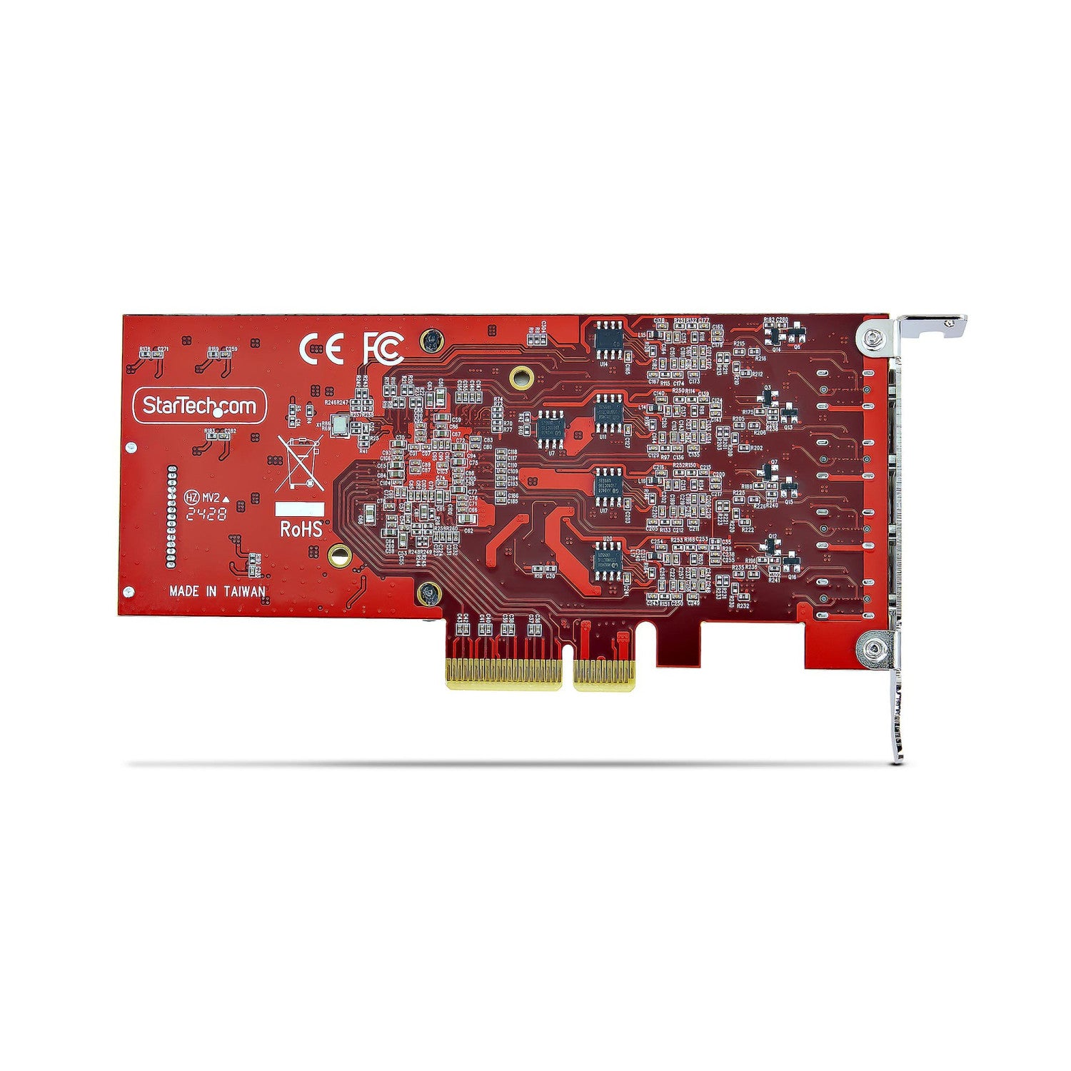 StarTech.com Scheda PCIe USB-C a 4 Porte, USB 3.2 10Gbps, Scheda di Espansione PCI Express USB Type-C con 4 Controller USB Indipendenti, Windows/Linux/macOS, TAA