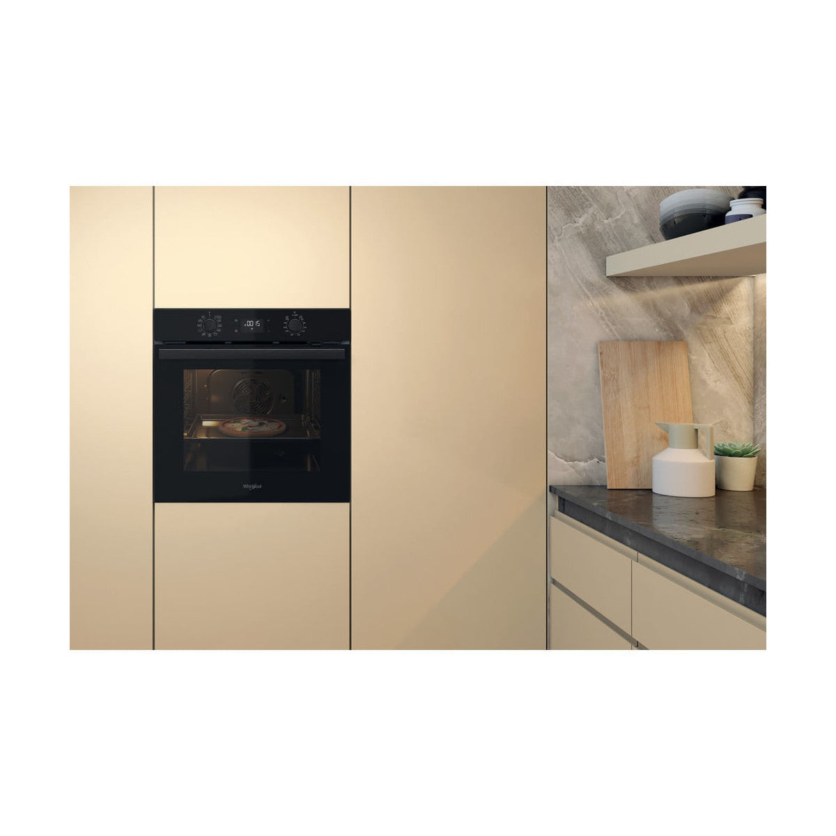 Whirlpool OMR58HU1B Forno Multifunzione Inox 12 Funzioni Cook3 classe A 71Lt