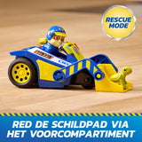 PAW Patrol : Search Rescue, Bulldozer di Salvataggio di Rubble con 2 Personaggi, Auto della Polizia Giocattolo a Retrocarica, Giocattoli per Bambini e Bambine, 3 Anni
