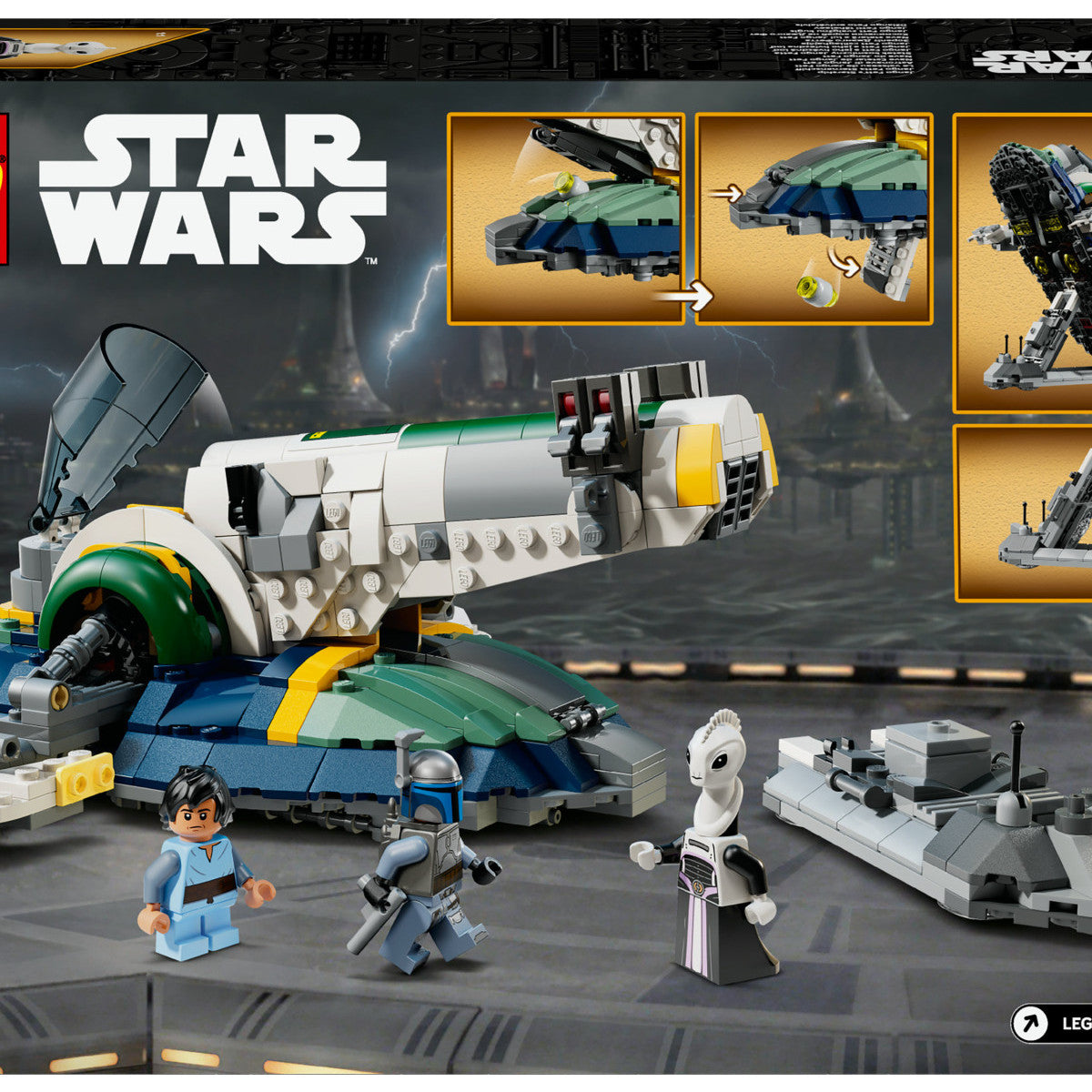 LEGO Star Wars Astronave di Jango Fett Set 75433 707 Pezzi 9 Anni