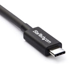 StarTech.com Cavo Thunderbolt 3 da 2m, 20Gbps, 100W PD, 4K, Certificato Thunderbolt, Compatibile con Thunderbolt 4/USB 3.2/DP Alt Mode/USB4