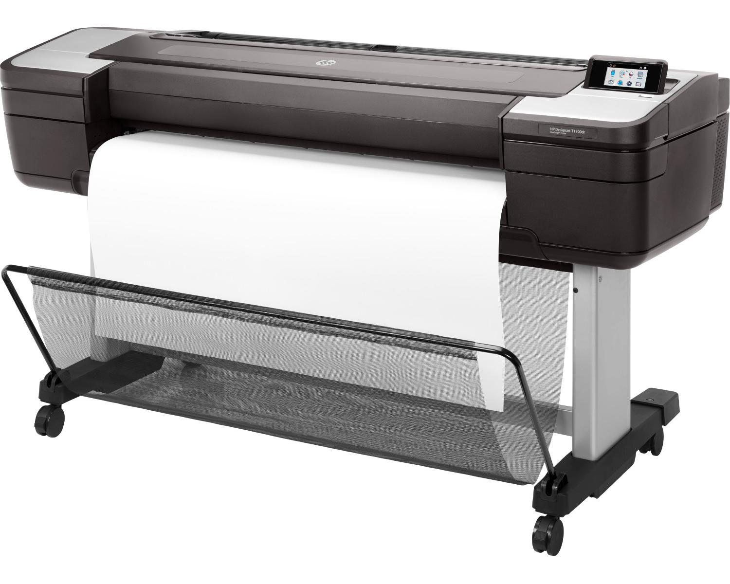 HP 1VD88A Designjet T1700dr 44 Stampante Grandi Formati Getto d'Inchiostro a Colori 2400x1200 DPI 1118x1676 mm Nero