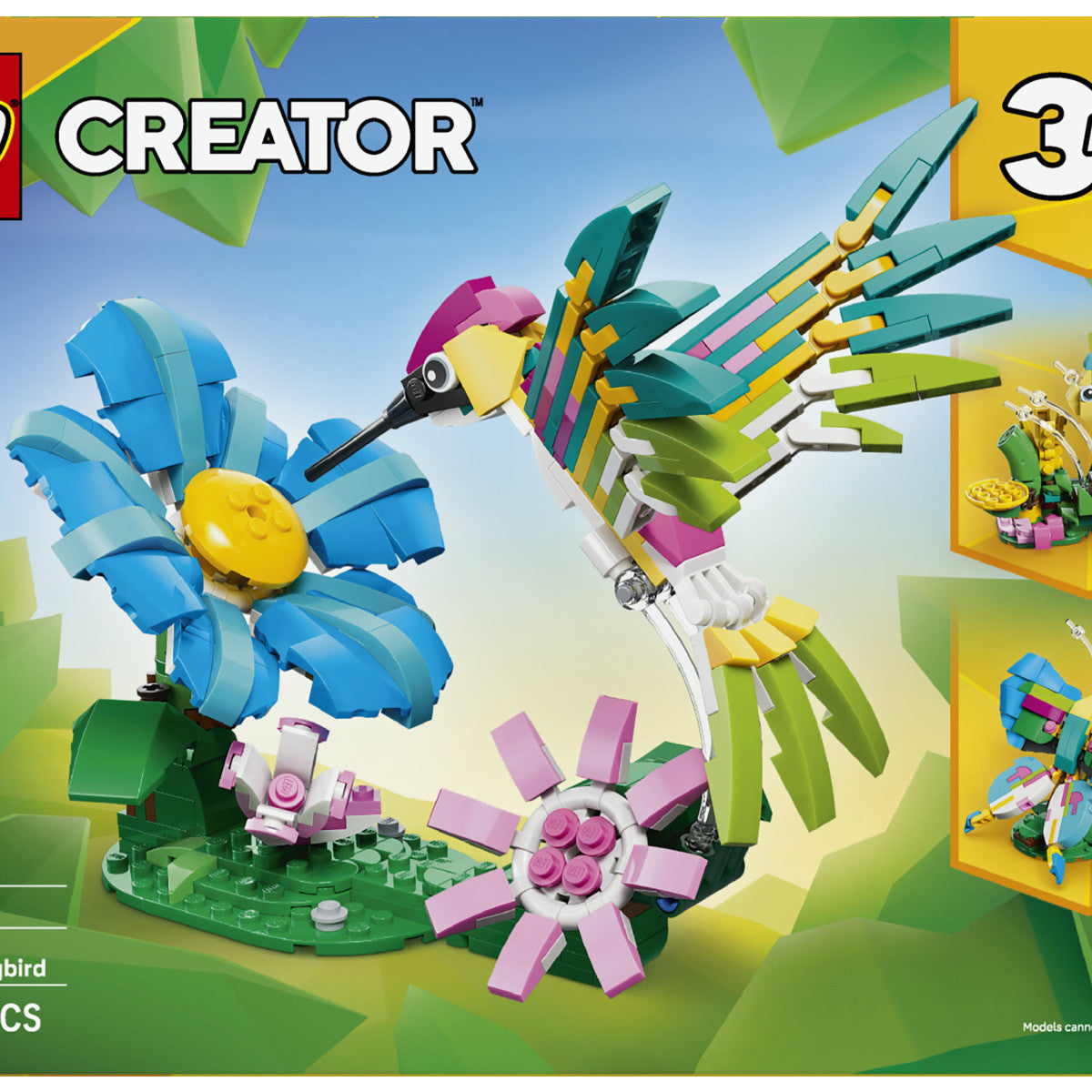LEGO Creator 3 in 1 Animali Selvatici Colibrì Variopinto 31384 312 pezzi 8