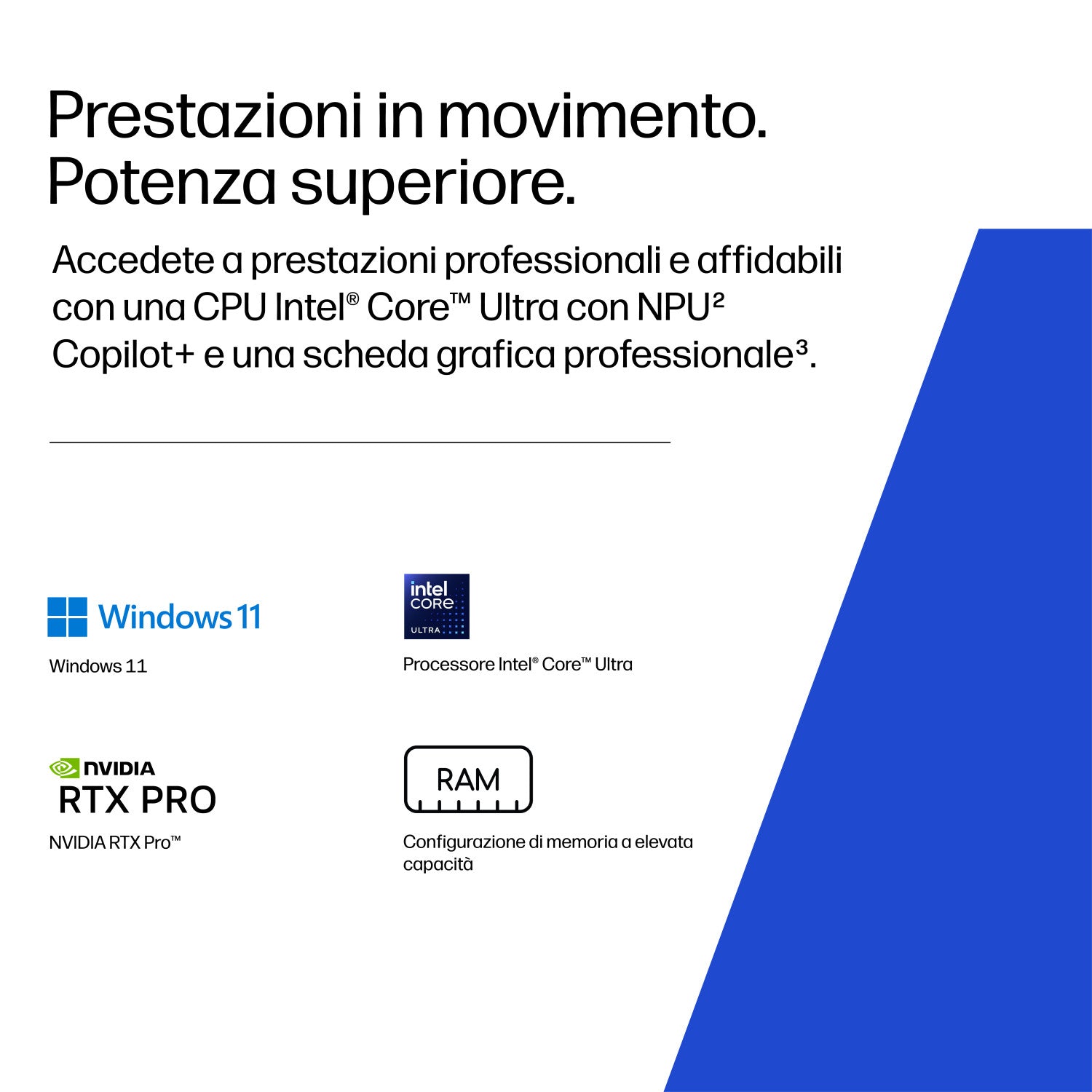 HP ZBook 8 G2i 16 Wolf Pro Security Edition Copilot PC Intel Core Ultra 7 356H Workstation mobile 40,6 cm (16") WUXGA 32 GB DDR5-SDRAM 1 TB SSD NVIDIA RTX PRO 500 Blackwell Wi-Fi 7 (802.11be) Windows 11 Pro AI Workstation, AI PC Argento