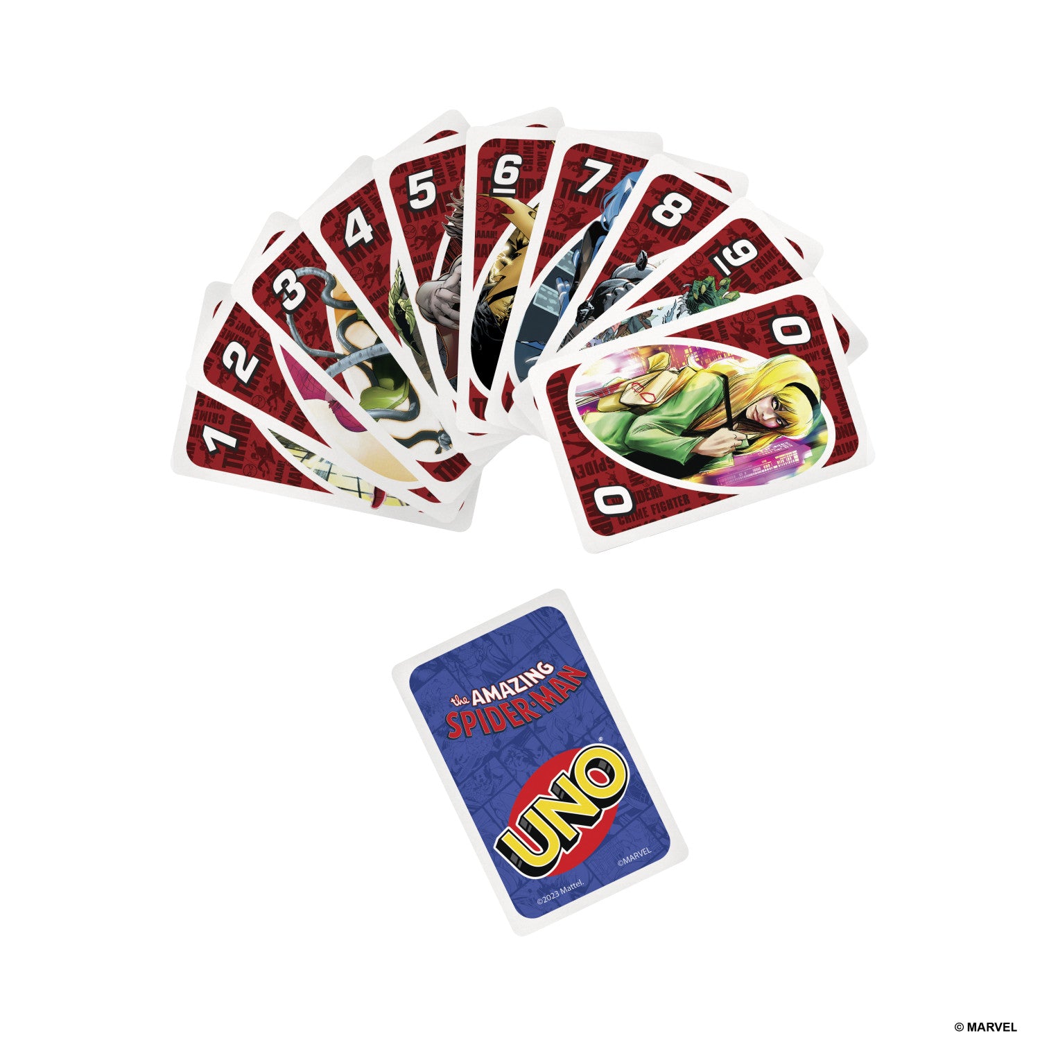 Games UNO The Amazing Spider-Man Carta da gioco Sostituzione