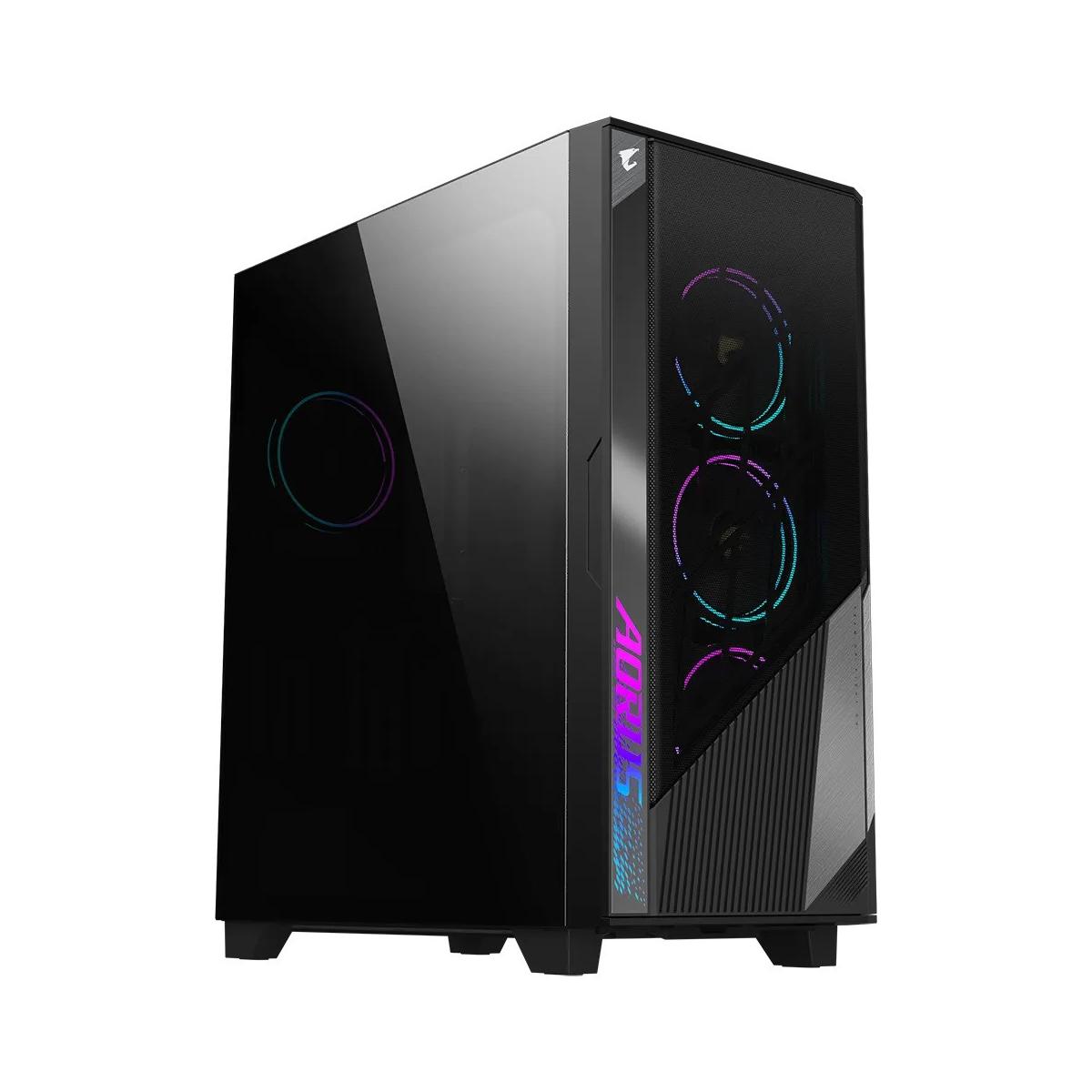 GIGABYTE GB AC500G ST computer case Midi Tower custodia da gioco Nero