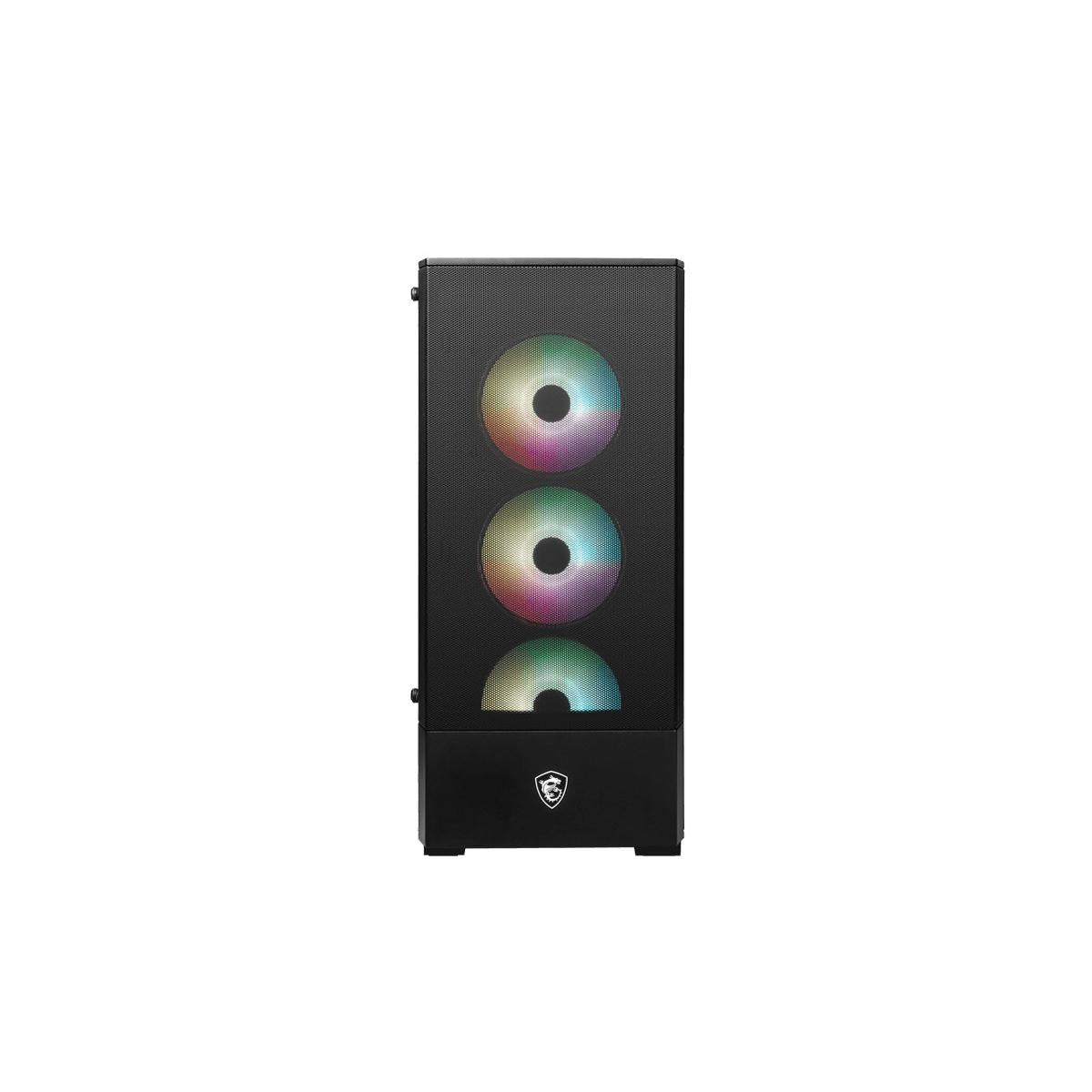 MSI MAG FORGE 112R computer case Midi Tower Nero, Trasparente