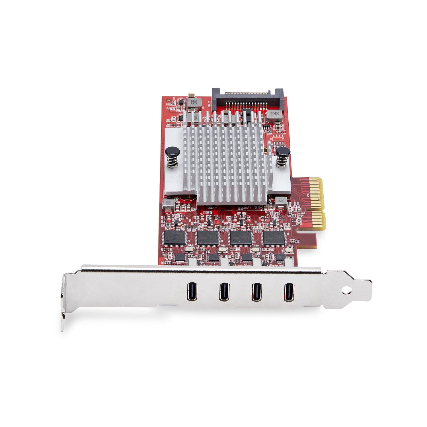 StarTech.com Scheda PCIe USB-C a 4 Porte, USB 3.2 10Gbps, Scheda di Espansione PCI Express USB Type-C con 4 Controller USB Indipendenti, Windows/Linux/macOS, TAA