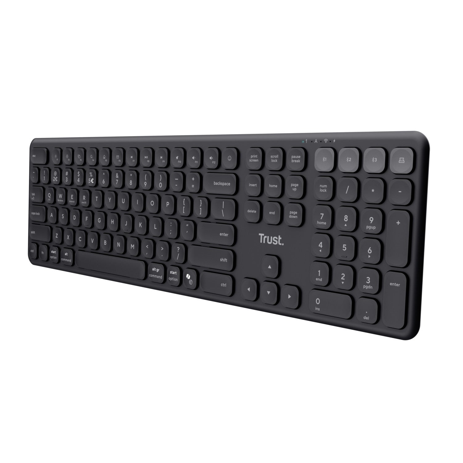 Trust Vaiya tastiera Universale USB RF Wireless Bluetooth Italiano Nero