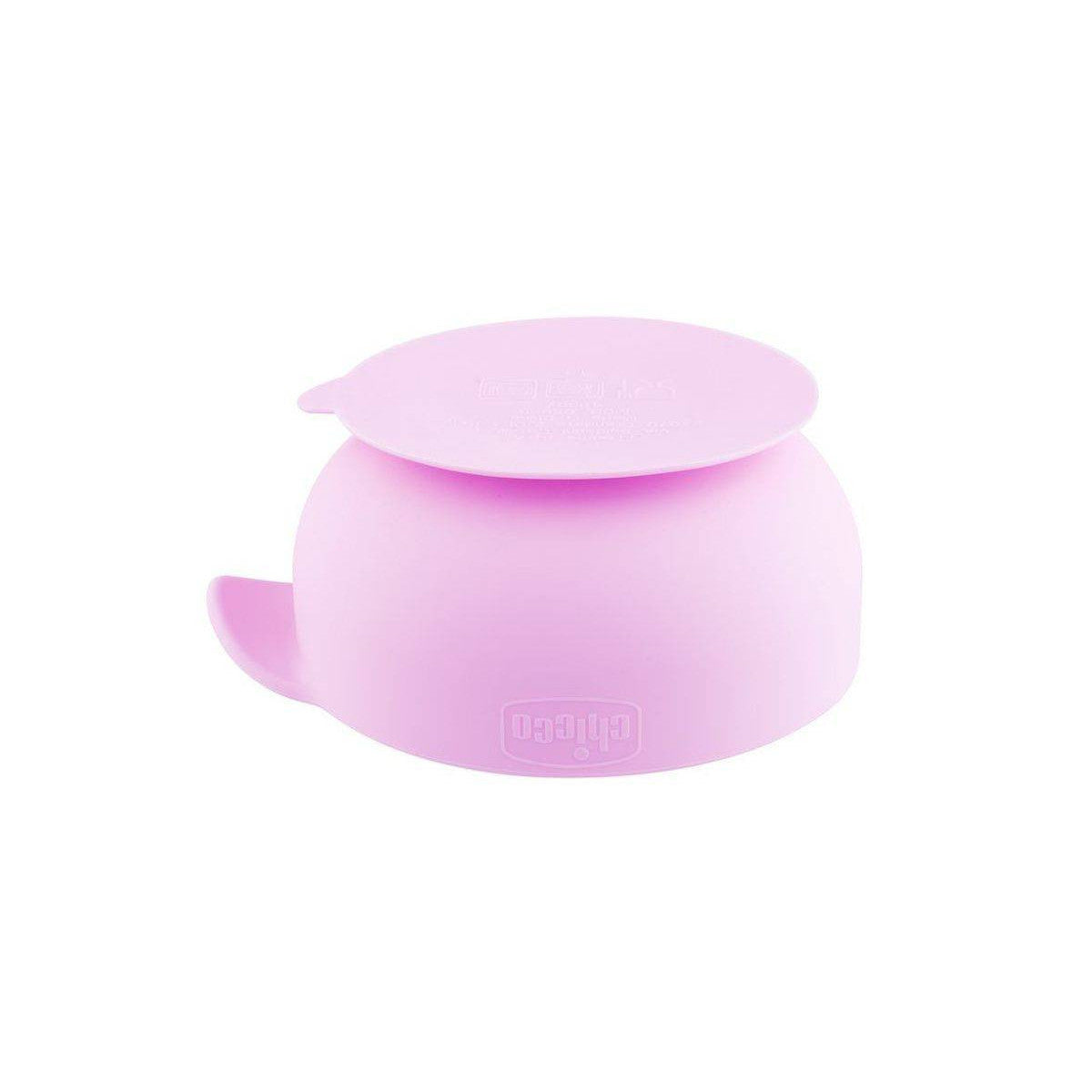 Chicco Easy Bowl Ciotola In Silicone Rosa 6m
