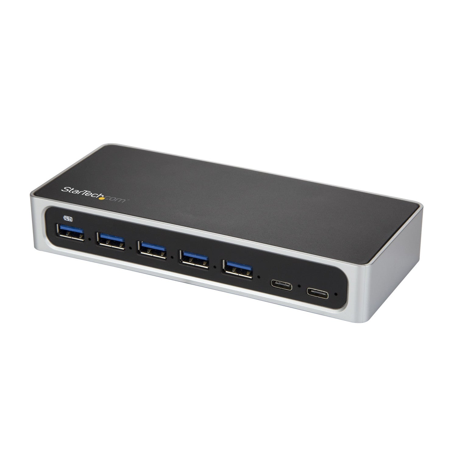 StarTech.com HB30C5A2CSC hub di interfaccia USB 3.2 Gen 1 (3.1 Gen 1) Type-B 5000 Mbit/s Nero, Argento