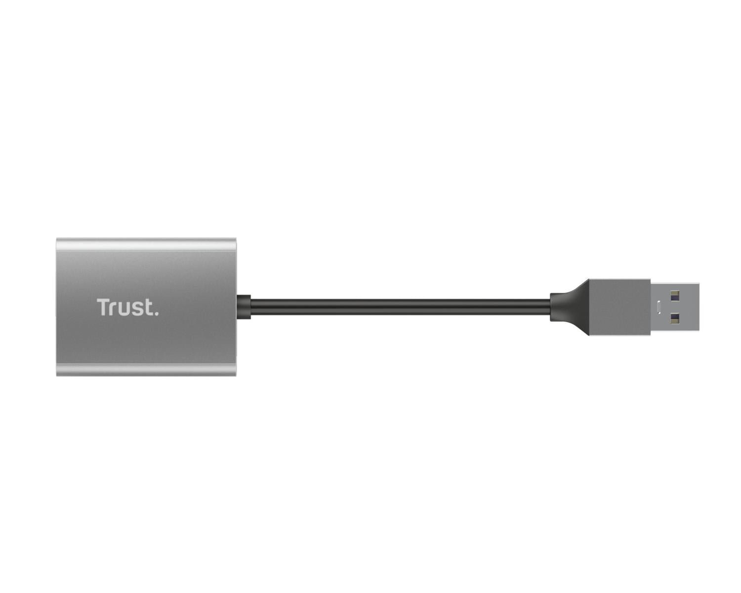 Trust Dalyx 24135 Hub Lettore di Schede USB 3.2 Alluminio