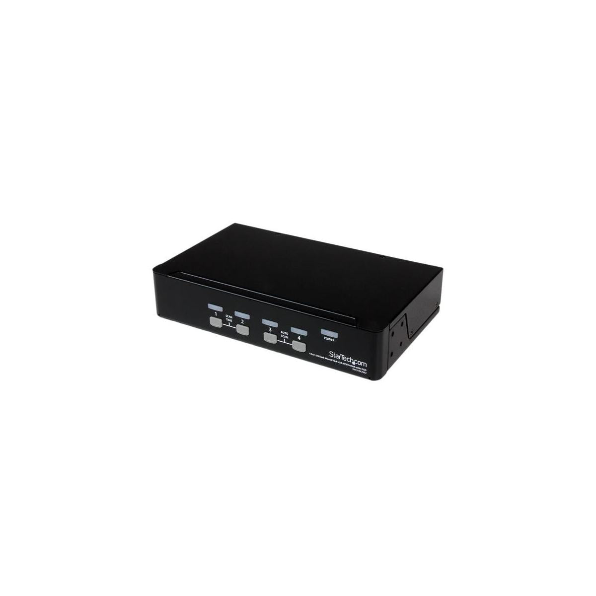StarTech.com Switch KVM USB 4 porte, montabile a rack 1U, con OSD