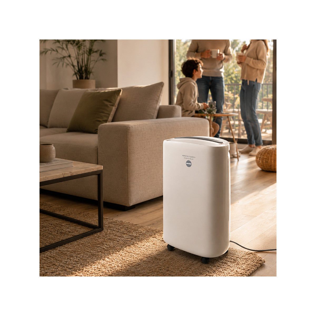 Macom 947 deumidificatore 4 L 45 dB 380 W Bianco