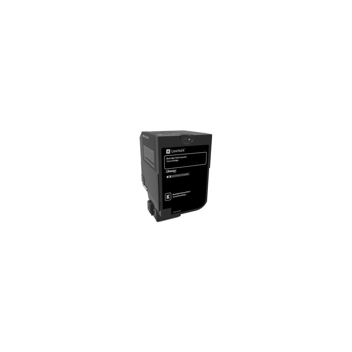 Lexmark 74C2HKE cartuccia toner 1 pz Originale Nero