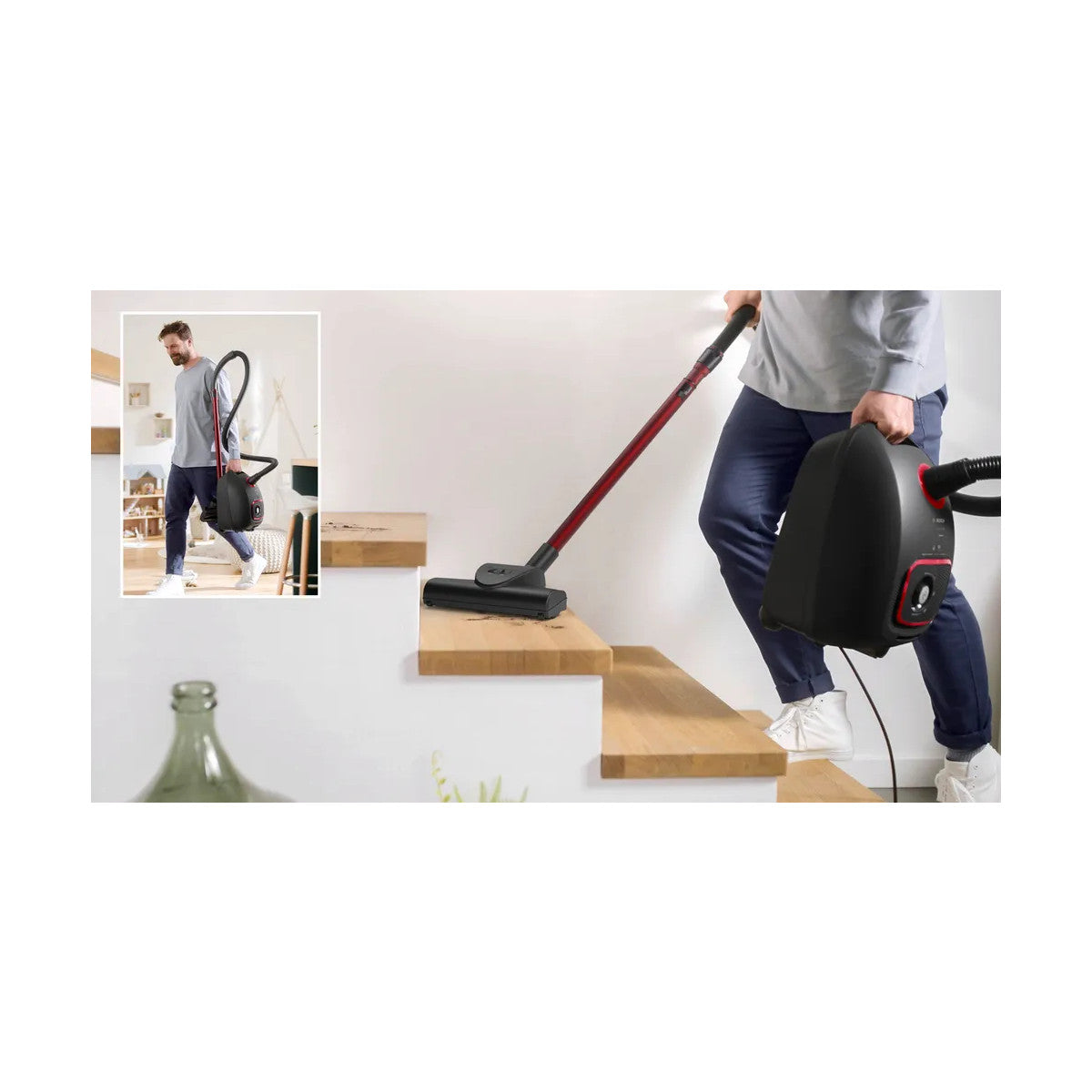 Bosch Serie 4 BGB41POW1 aspirapolvere a traino 4 L Secco 850 W Sacchetto per la polvere